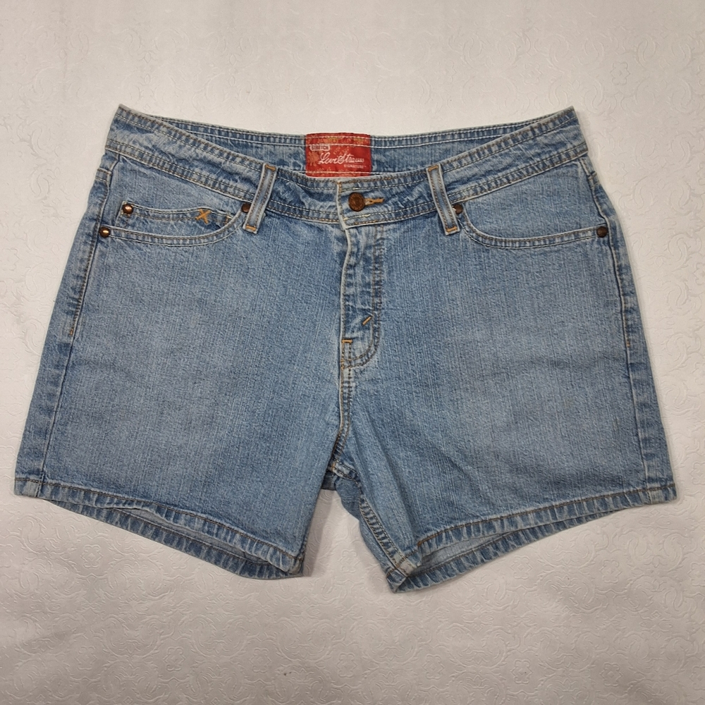 Levi Srtauss Signature Stretch Jeans Shorts Size 12 .